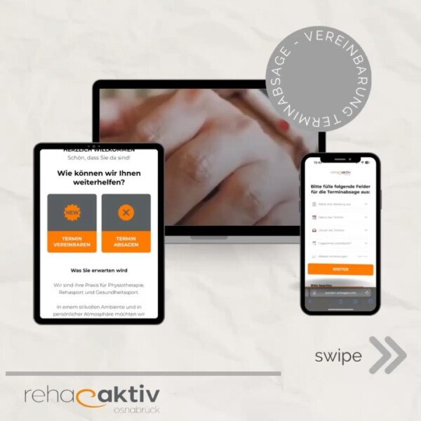 🖥️ Ab sofort:Termine ganz easy ONLINE vereinbaren oder absagen!

Kein Warten, kein Hin und Her – einfach, schnell & jederzeit möglich.

👉 Swipe nach links, um zu sehen, wie’s geht! 

physio physiolife physiotherapie gesundheit gesundheitistalles gesundheitszentrum fitnessmotivation sportmotivation💪 rehaaktiv osnabrück rehaaktivosnabrück prävention