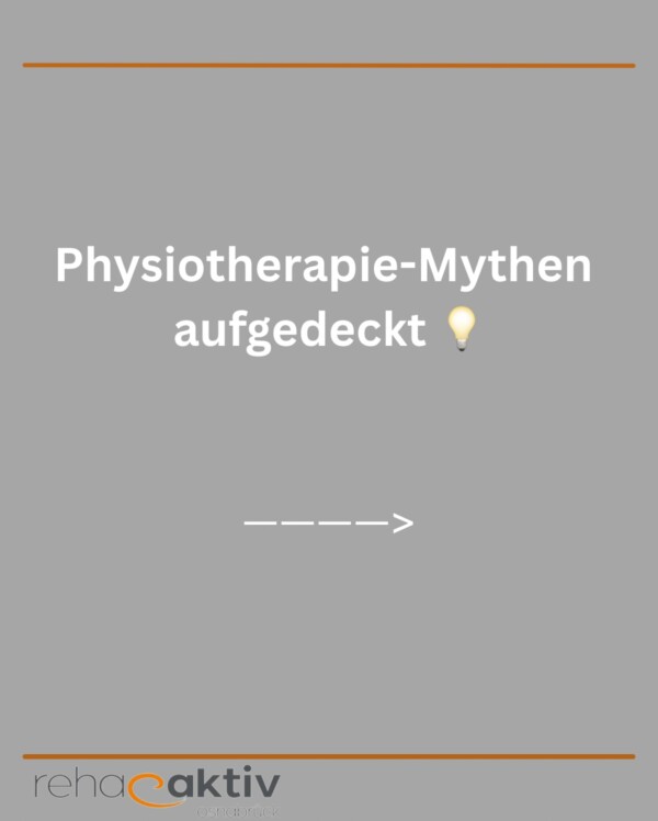 🧠 Es wird mal wieder Zeit für Physiotherapie-Mythen!Denn: Halbwissen hält sich hartnäckig – und genau da räumen wir jetzt auf!

💬 War dir das schon bewusst?
Oder ist das für dich komplettes Neuland?

👉 In den nächsten Posts klären wir spannende Mythen auf – verständlich & praxisnah. 

Bleib dran – und teile gern, wenn du jemanden kennst, der das auch wissen sollte. 

physio physiolife physiotherapie gesundheit gesundheitistalles prävention sportmotivation💪 fitnessmotivation rehaaktiv osnabrück🍀 rehaaktivosnabrück